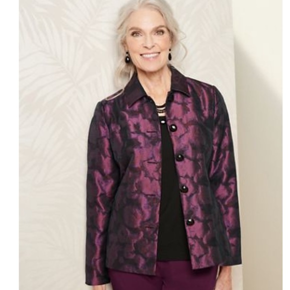 💜NWOT Draper’s & Damon’s 2x - Picture 1 of 9